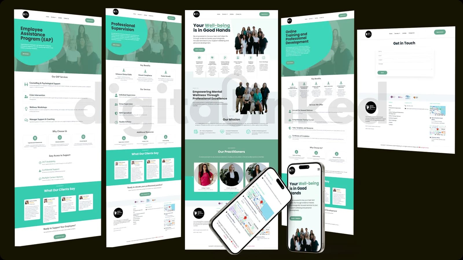 Mental Health & Wellbeing Co website
