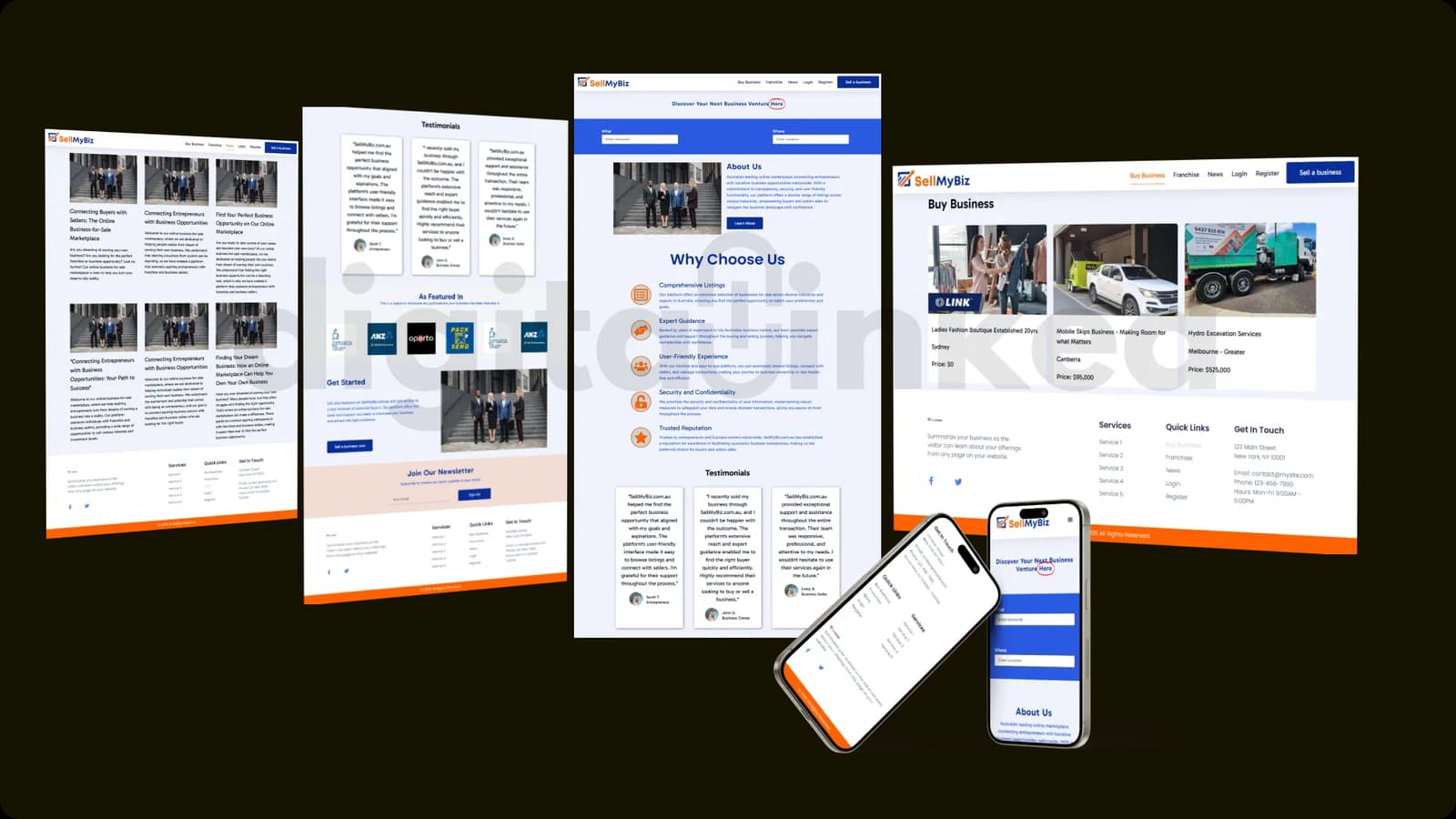 Sell My Biz website